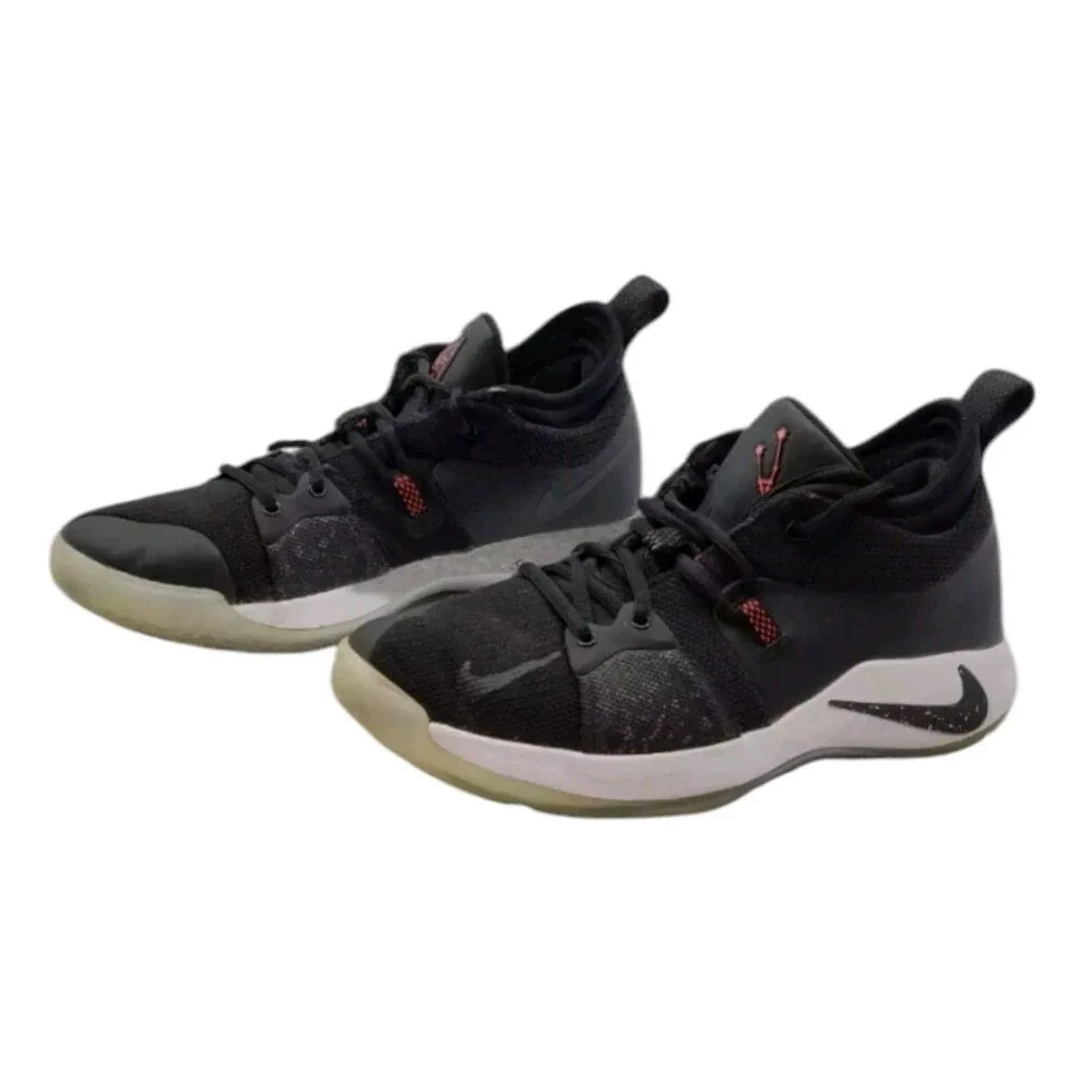 Nike PG 2 Taurus Black Solar Red Boys Size 7Y Basketball Shoes 943820-003 Paul G